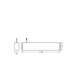 Ledvance LED Office Line Cuboid Tak Vit 42W 5000lm - 840 Kallvit | 3-Stegs Dimbar