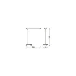 Ledvance LED Panan Fold Vit 5W 80lm - 940 Kallvit | Bästa Färgåtergivning - Touchdimmerbar
