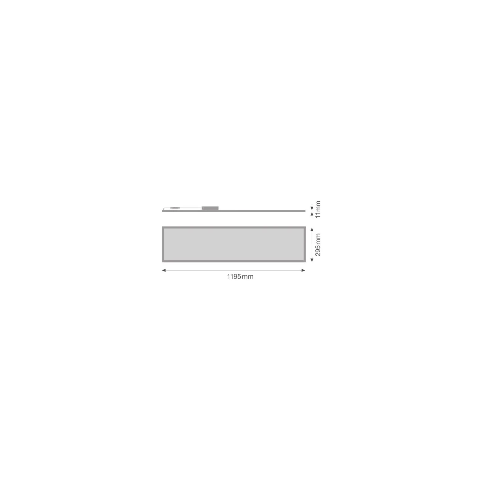 Ledvance LED Panel Biolux 40W 4100lm - 927-965 Justerbar Vit | 120x30cm - UGR <19 - Bästa Färgåtergivning - Dali Dimbar