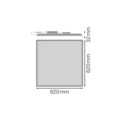 Ledvance LED Panel Comfort Gen 2 33W 4320lm - 840 Kallvit | UGR <19 -Zigbee Dimbar