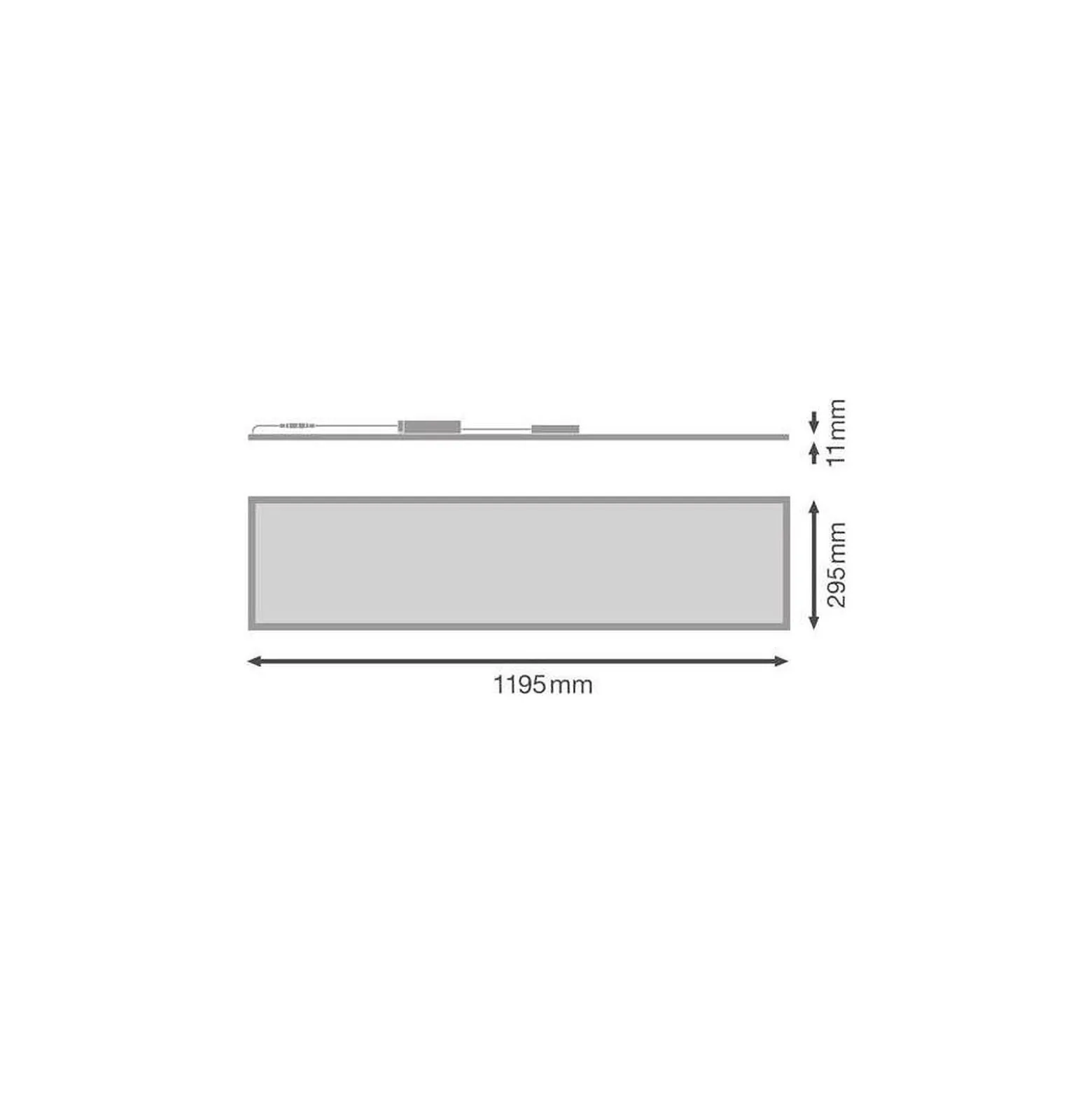 Ledvance LED Panel Comfort 1200 33W 4320lm - 830 Varm Vit | 120x30cm - UGR <22 - Zigbee Dimbar