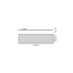 Ledvance LED Panel Compact 30W 4200lm - 830-840 CCT | 120x30cm - UGR <19