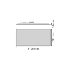 Ledvance LED Panel Compact 42W 5880lm - 830-840 CCT | 120x60cm - UGR <23