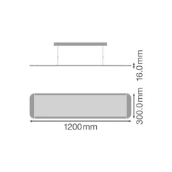 Ledvance LED Panel Direkt/Indirekt 36W 3860lm - 840 Kallvit | 120x30cm - UGR <19