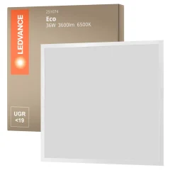 Ledvance LED Panel Eco 36W 3600lm - 865 Dagsljus | 60X60cm - UGR <19