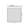 Ledvance LED Panel Eco 36W 3600lm - 865 Dagsljus | 60X60cm - UGR <21