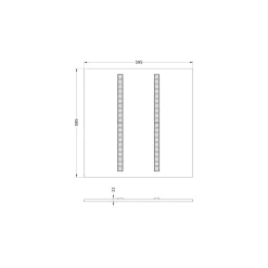Ledvance LED Panel Indiviled 38W 4900lm - 940 Kallvit | 60x60cm - UGR <19 - Bästa Färgåtergivning - Zigbee Dimbar