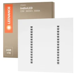 Ledvance LED Panel IndiviLED 33W 3800lm - 830 Varm Vit | 60x60cm - 3 timmar nödbelysning