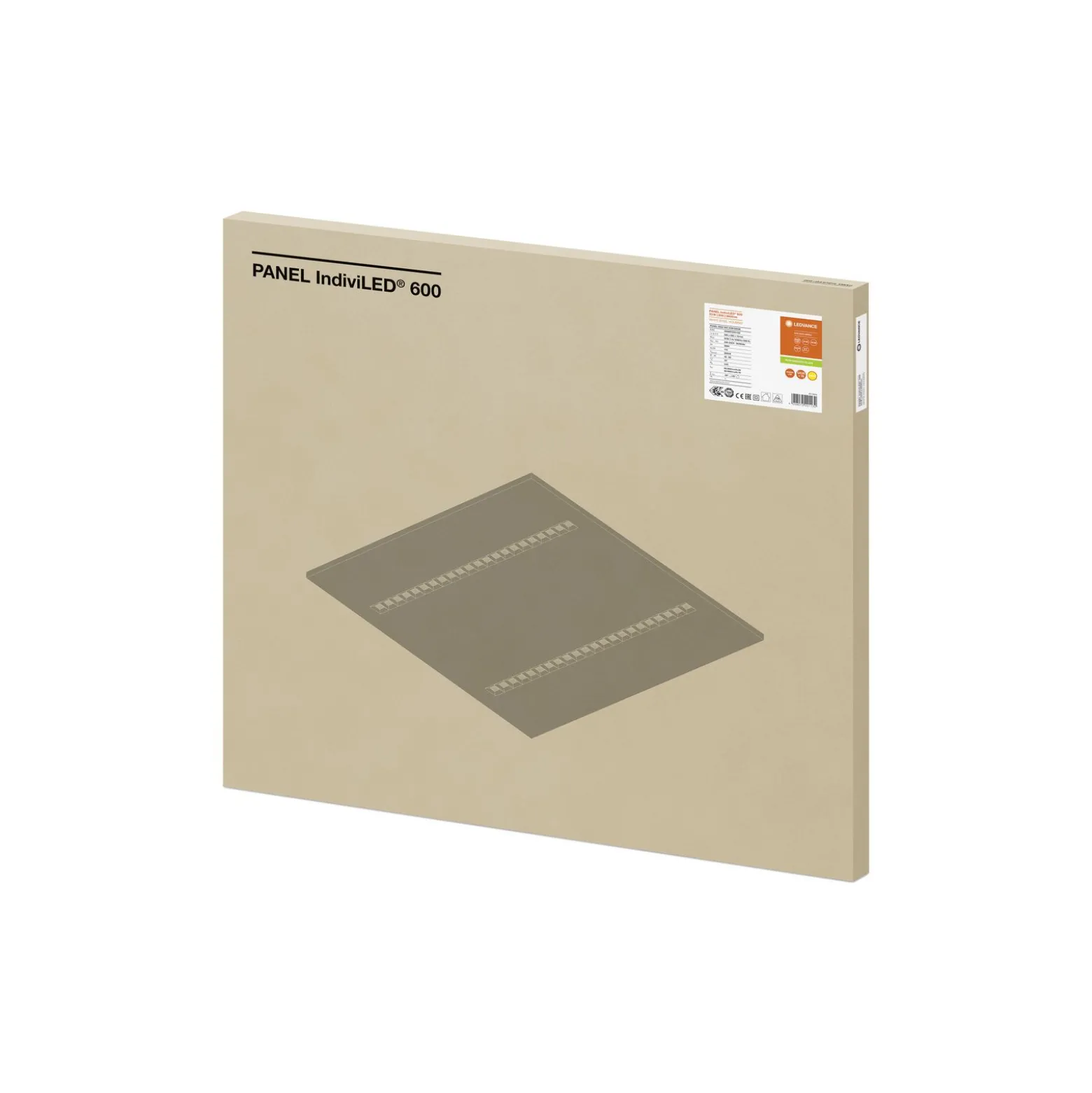 Ledvance LED Panel IndiviLED 33W 3800lm - 830 Varm Vit | 60x60cm