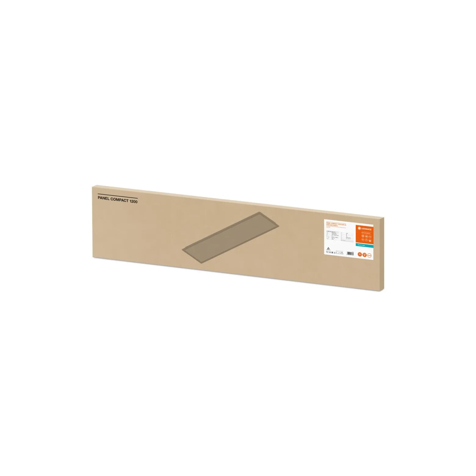 Ledvance LED Panel Kompakt Aluminium Vit 35W 3640lm - 940 Kallvit | 120x30cm - UGR < 19