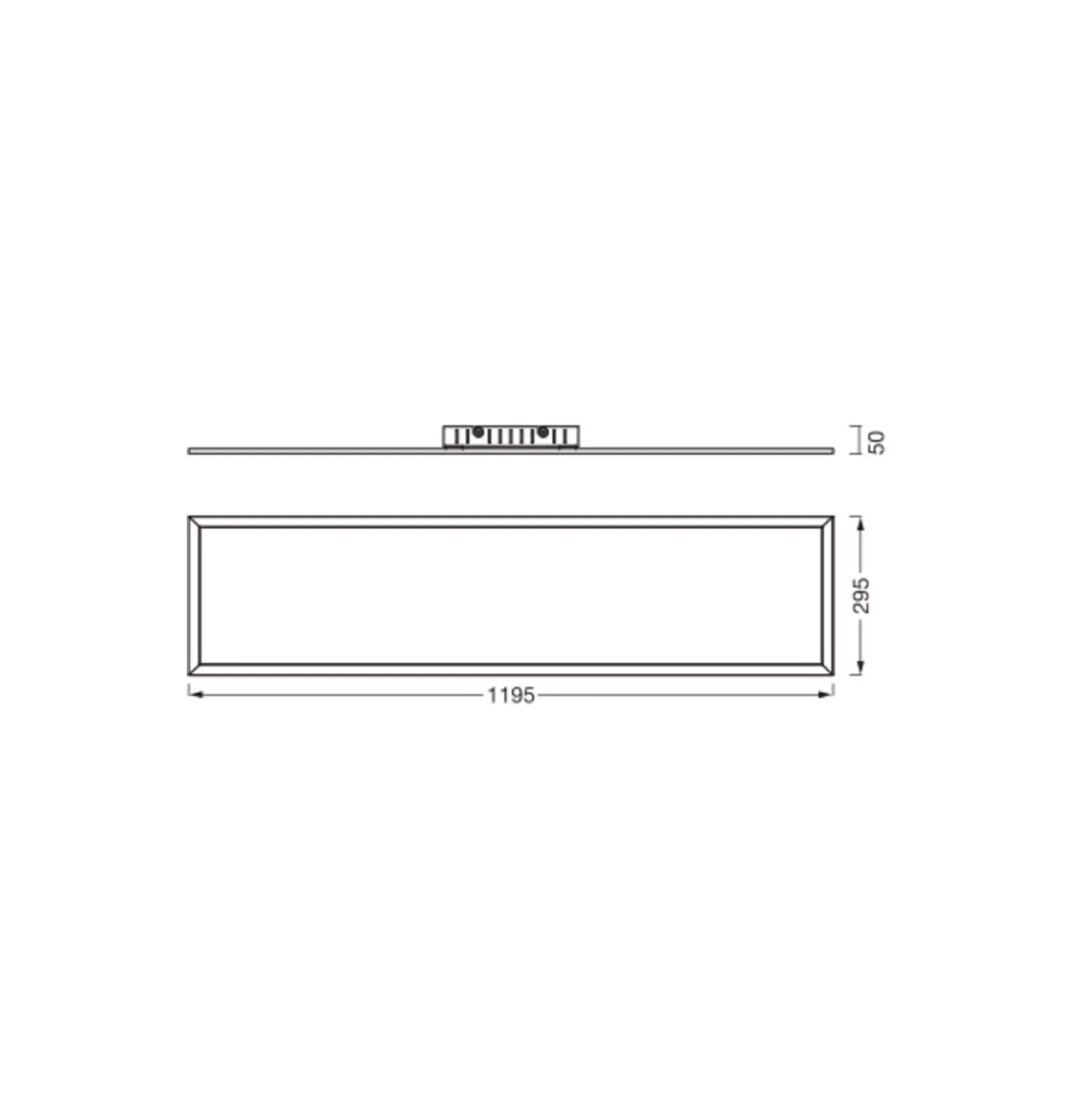 Ledvance LED Panel Planon Plus 1200x300mm 40W 3100lm - 830 Varm Vit