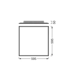 Ledvance LED Panel Planon Plus 600x600mm 36W 3100lm - 830 Varm Vit