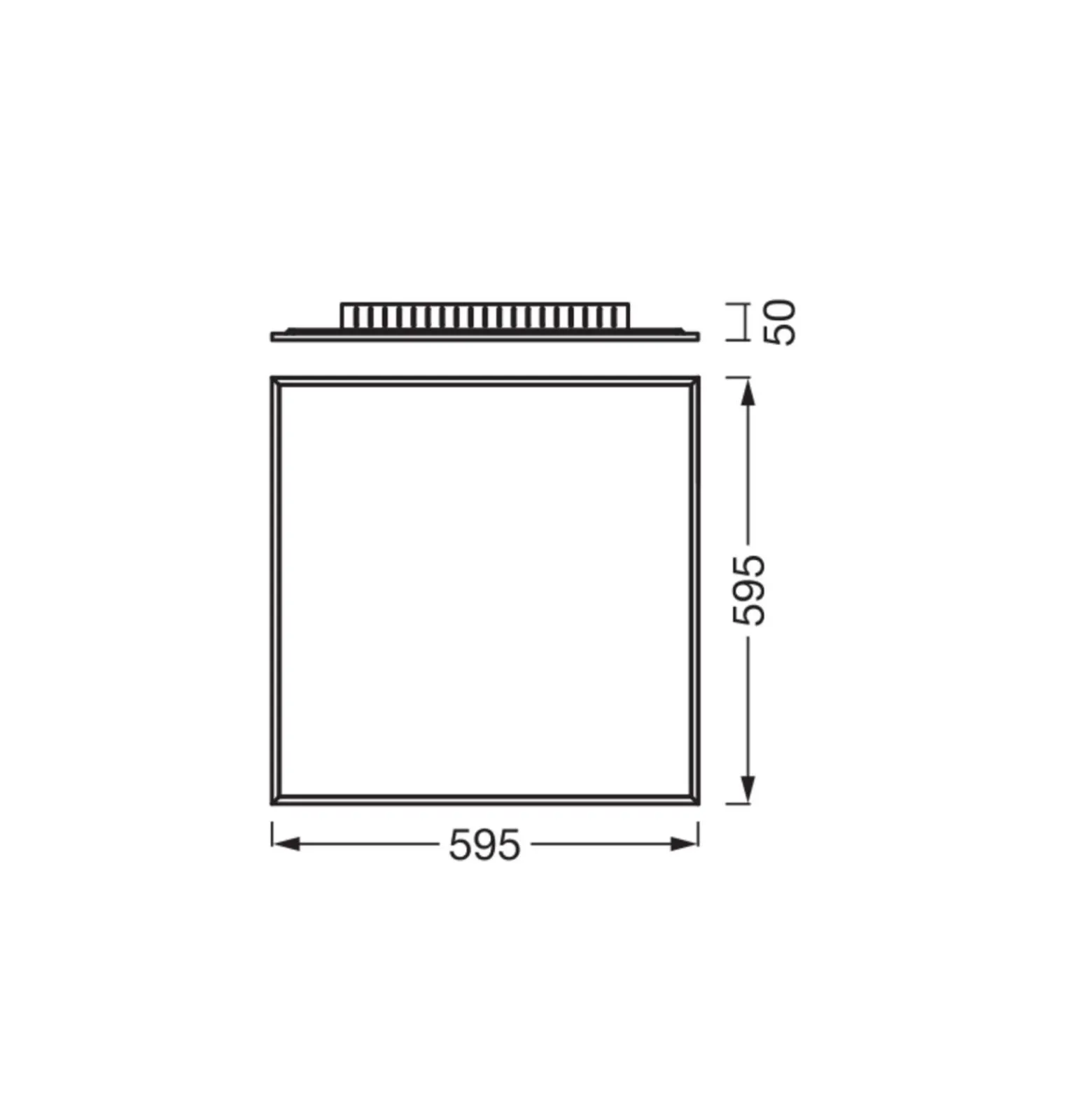 Ledvance LED Panel Planon Plus 600x600mm 36W 3100lm - 830 Varm Vit