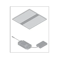 Ledvance LED Panel Protect 36W 5040lm - 830 Varm Vit | 62.5x62.5cm - UGR <22 - Dali Dimbar