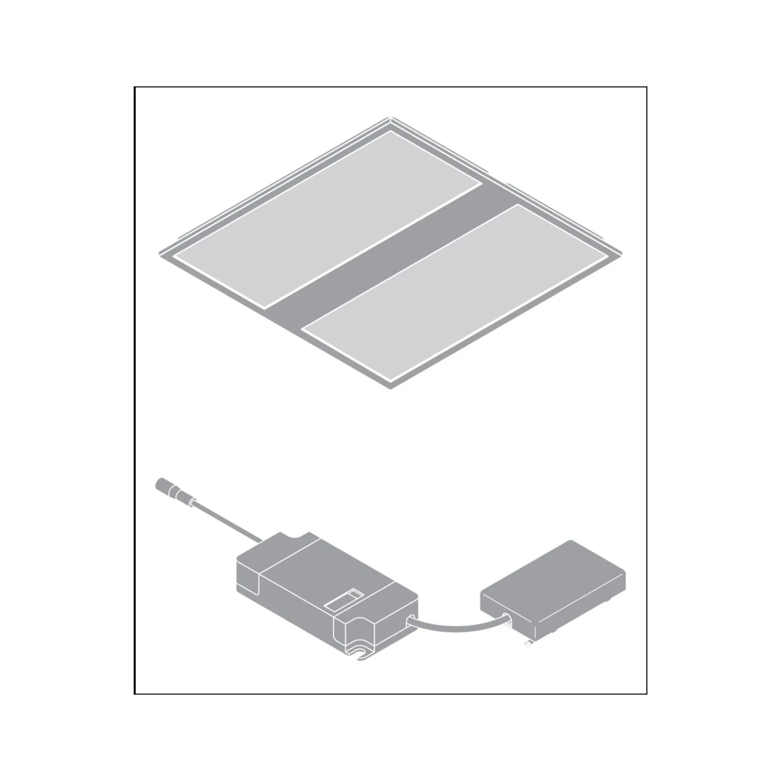 Ledvance LED Panel Protect 36W 5040lm - 830 Varm Vit | 62.5x62.5cm - UGR <22 - Dali Dimbar