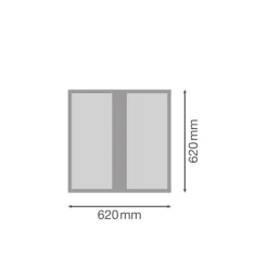 Ledvance LED Panel Protect 36W 5040lm - 840 Kallvit | 62.5x62.5cm - UGR <22 - Dali Dimbar