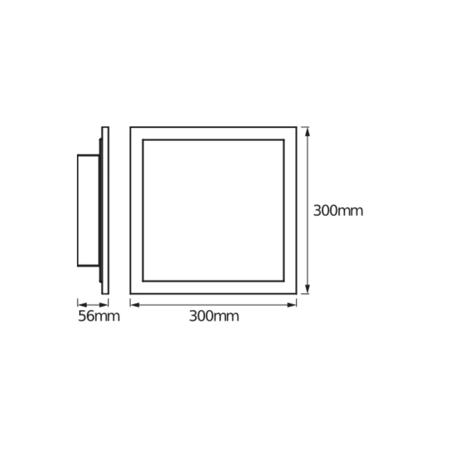 Ledvance LED Panel Smart+ Planon Plus 20W 1500lm - 830-865 Justerbar Vit | 30x30cm - UGR <25 - Wifi Dimbar