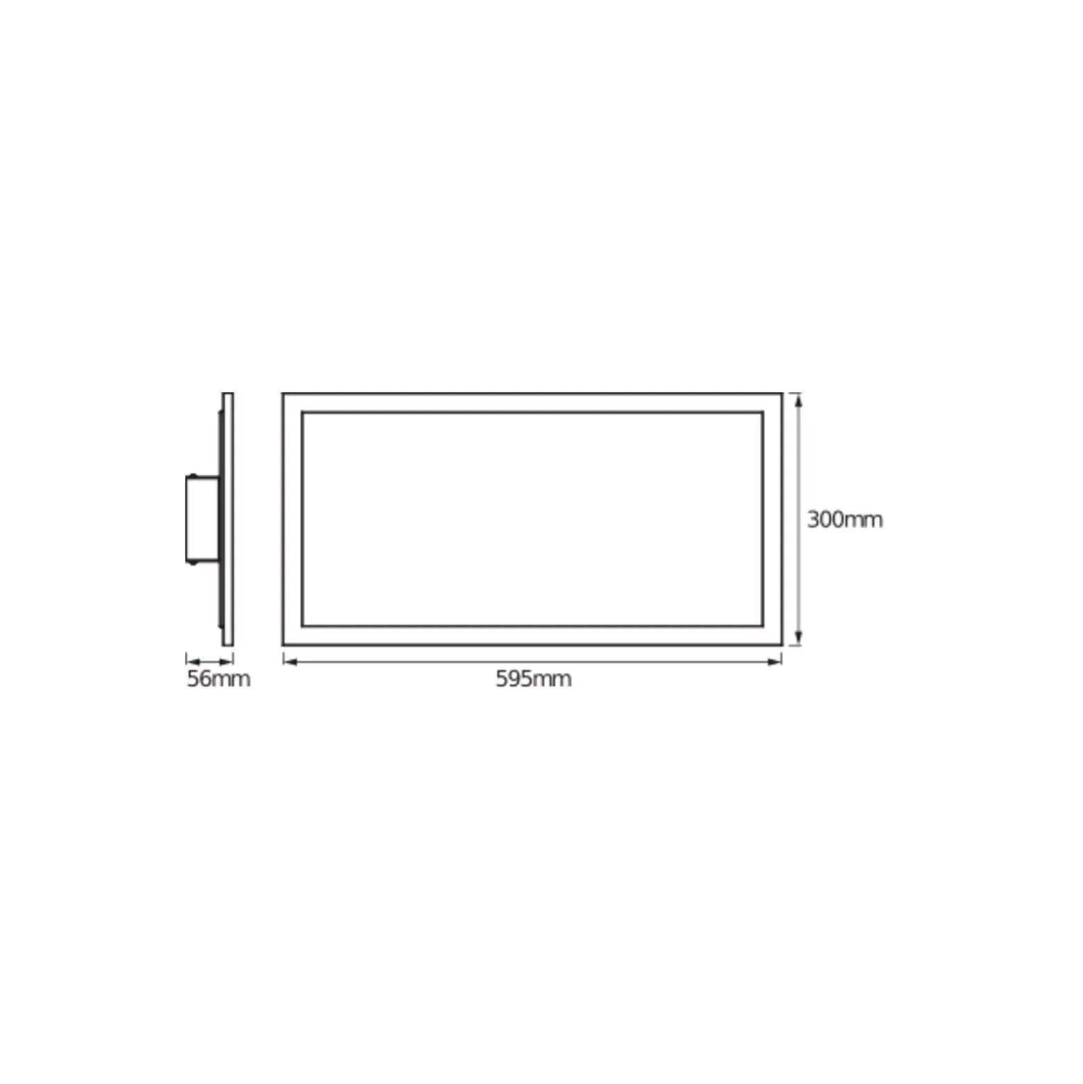 Ledvance LED Panel Smart+ Planon Plus 22W 1600lm - 830-865 Justerbar Vit | 60x30cm - UGR <25 - Wifi Dimbar