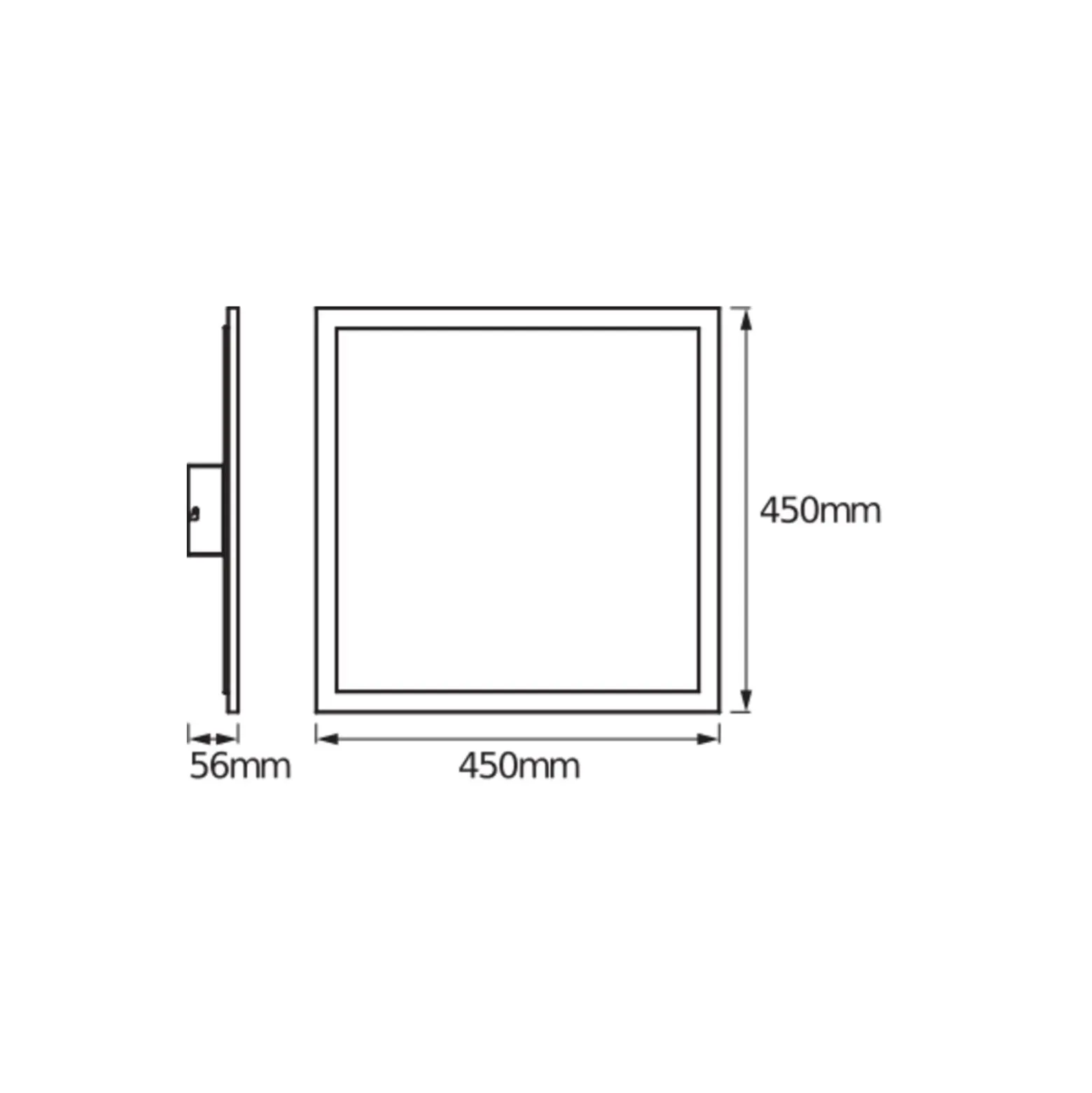 Ledvance LED Panel Smart+ Planon Plus 28W 2100lm - 830 Varm Vit + RGB | 45x45cm - UGR <25 - Wifi Dimbar