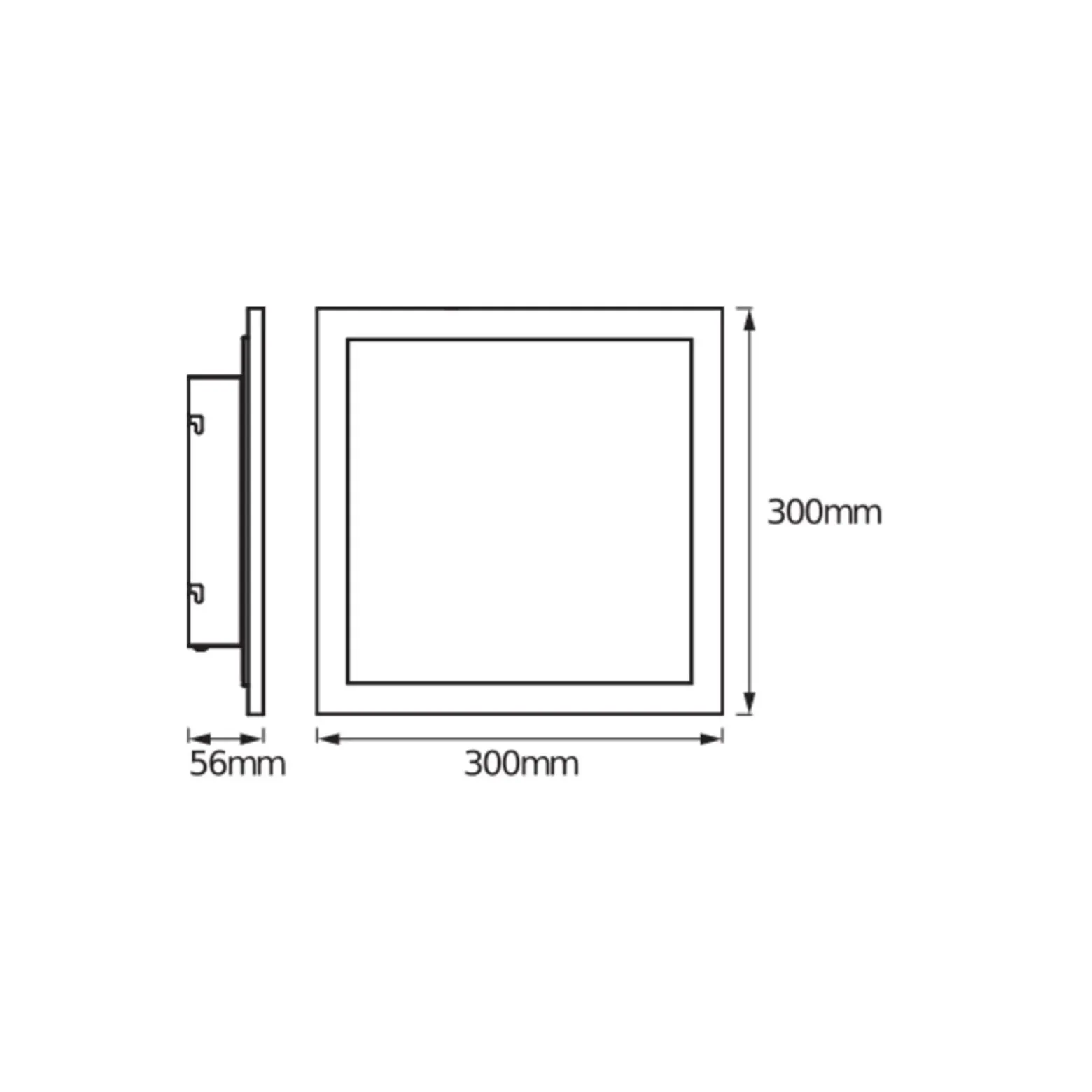 Ledvance LED Panel Smart+ Planon Plus 20W 1400lm - 830 Varm Vit + RGB | 30x30cm - UGR <25 - Wifi Dimbar