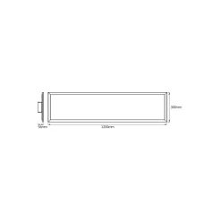 Ledvance LED Panel Smart+ Planon Plus 36W 2700lm - 830-865 Justerbar Vit | 120x30cm - UGR <25 - Wifi Dimbar