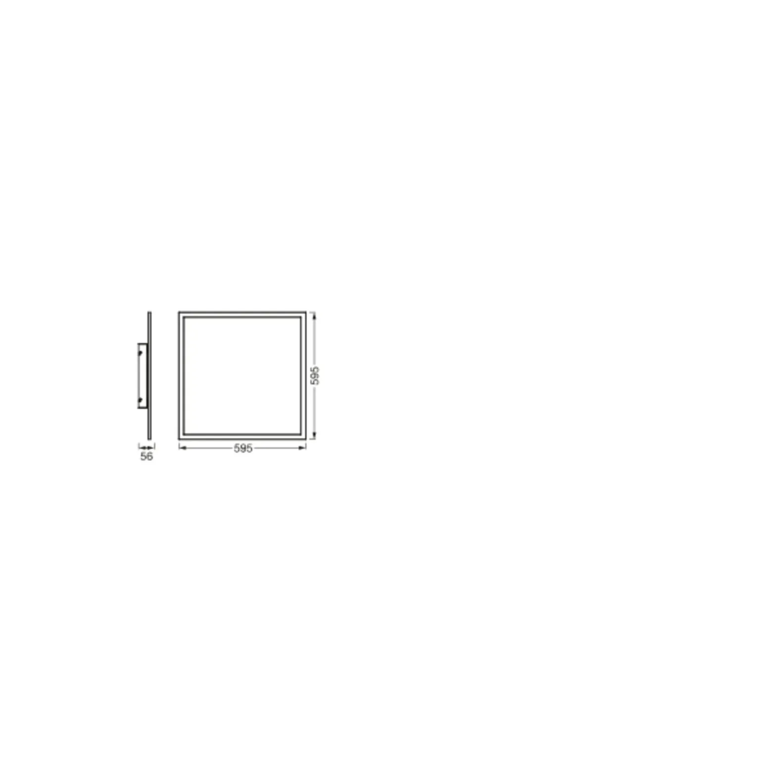 Ledvance LED Panel Smart+ Planon Plus Backlight 39W 3000lm - 830-865 Justerbar Vit + RGB | 60x60cm - UGR <25 - Wifi Dimbar - Fjärrkontroll
