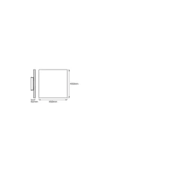 Ledvance LED Panel Smart+ Planon Trimlös 28W 2300lm - 827-865 Justerbar Vit | 45x45cm - UGR <25 - Wifi Dimbar