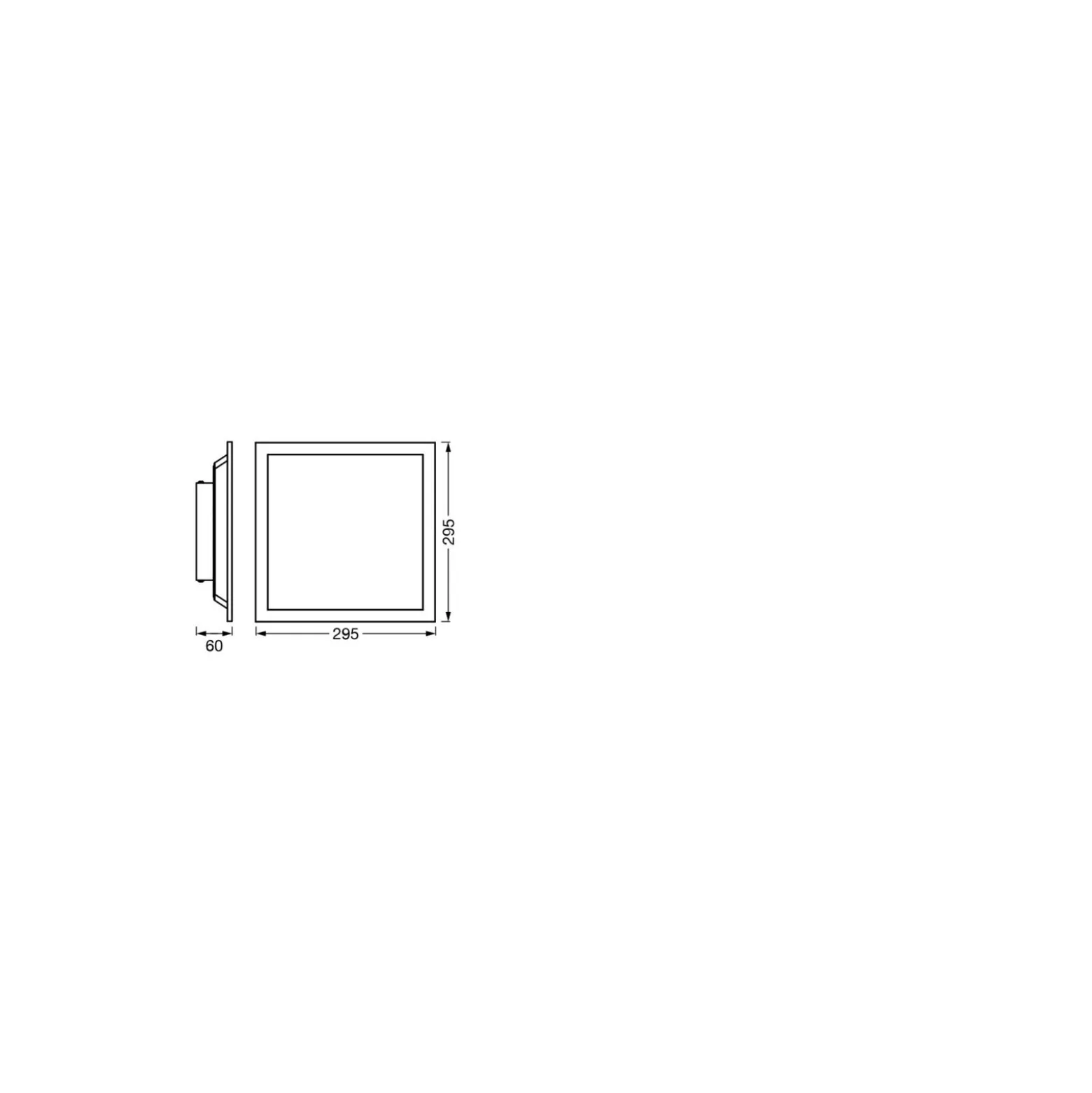 Ledvance LED Panel Smart+ Wifi Vit 14W 1100lm - 827-865 Justerbar Vit | RGBW