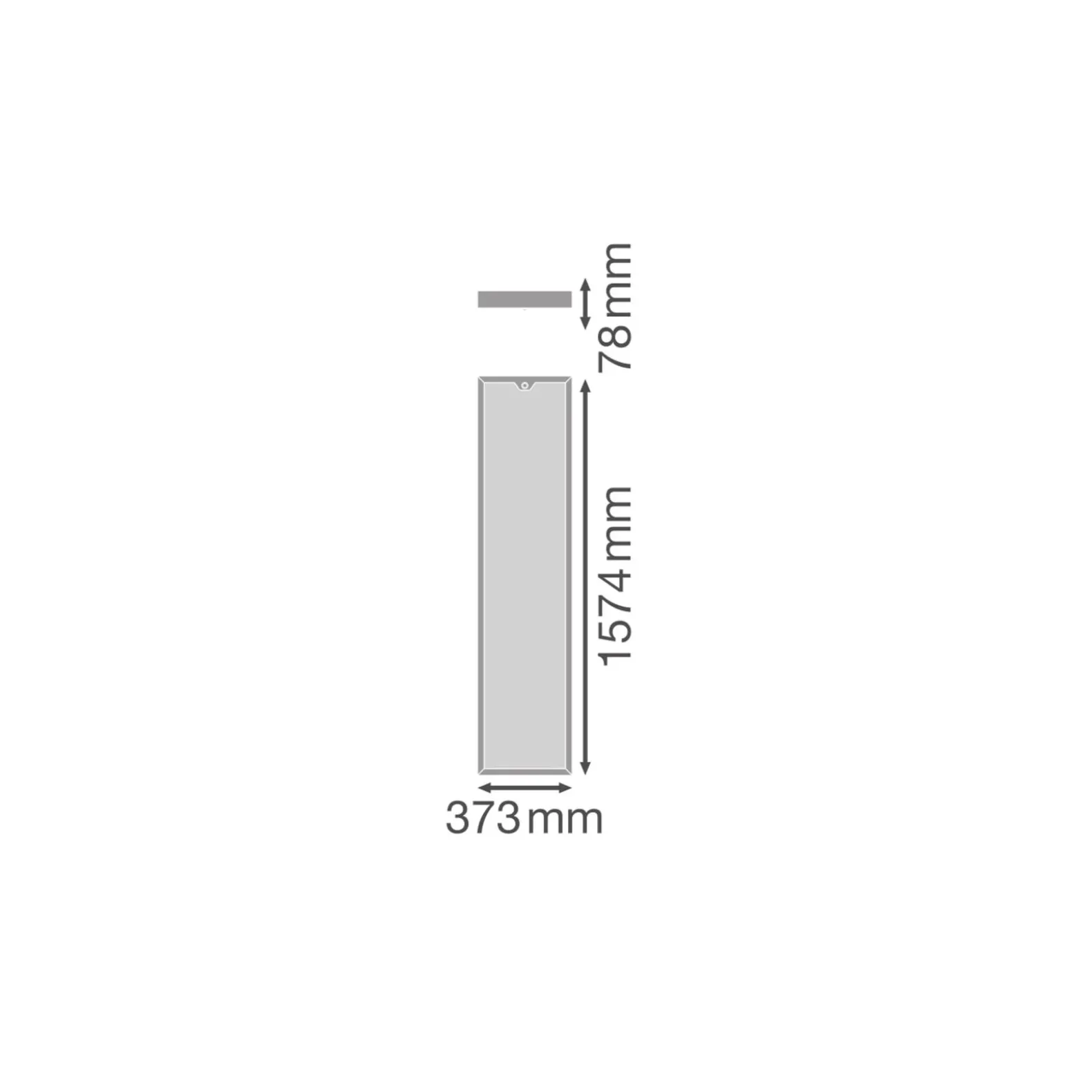 Ledvance LED Panel Surface 48W 6240lm - 930-940 CCT | 150x30cm - UGR <23 - Bästa Färgåtergivning - Rörelse- och Ljussensor