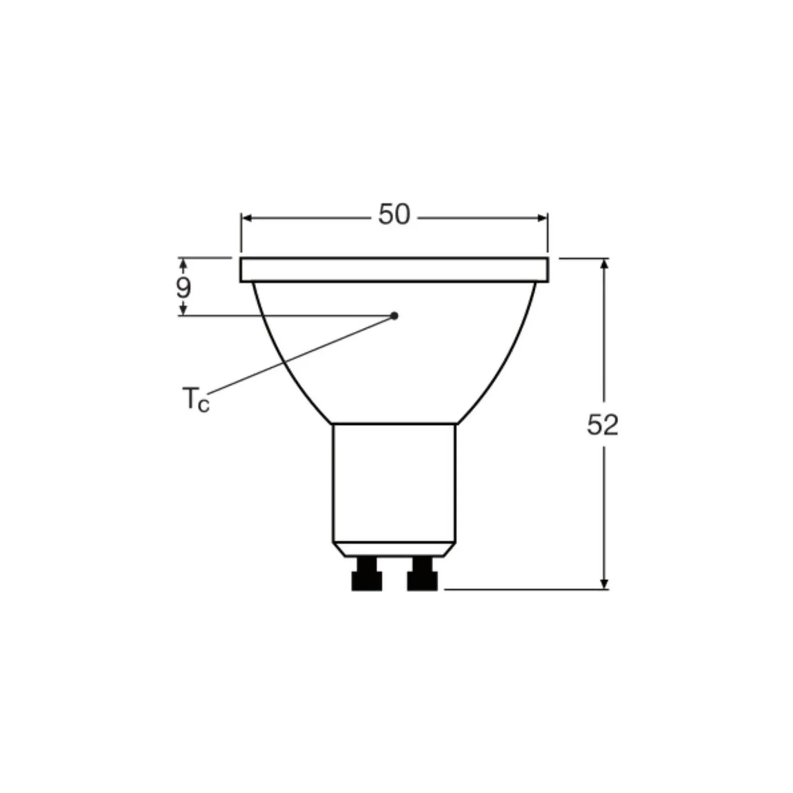 Ledvance LED PAR16 GU10 Reflektor 7W 750lm 36D - 840 Kallvit | Ersättare 80W