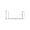 Ledvance LED Pendellampa Office Line Slab Vit 40W 4400lm - 840 Kallvit | Dimbar