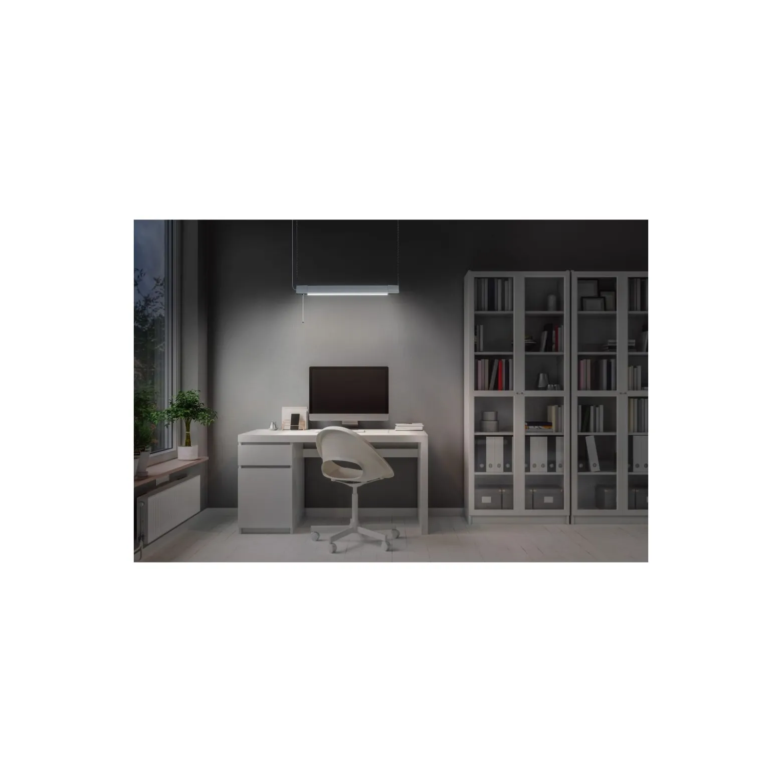 Ledvance LED Pendellampa Office Line Curve Vit 24W 2100lm - 840 Kallvit
