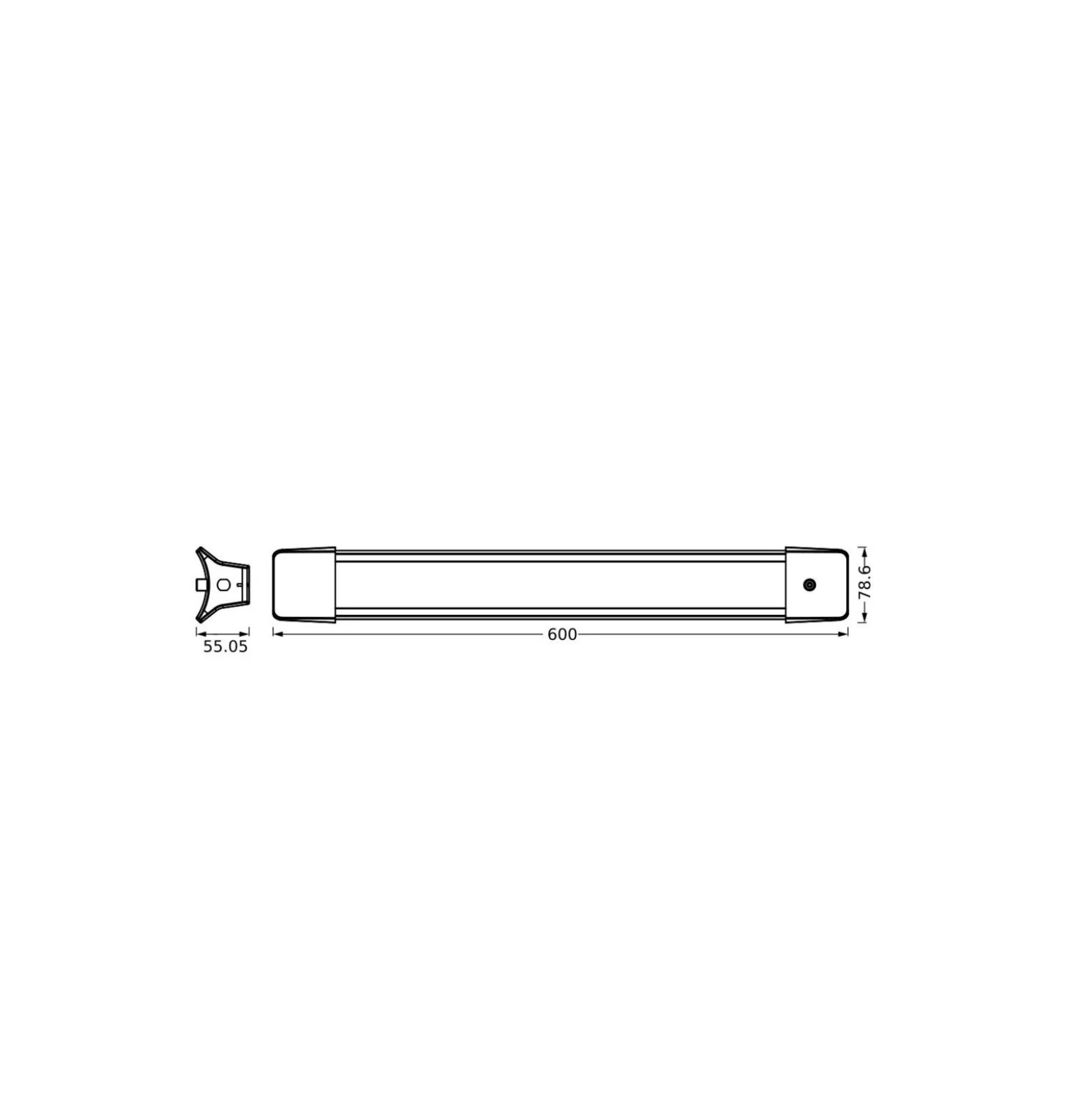 Ledvance LED Pendellampa Office Line Curve Vit 24W 2100lm - 840 Kallvit