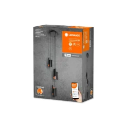 Ledvance LED Pendellampa Twist Svart 24W 1200lm - 830-865 Justerbar Vit | Dimbar