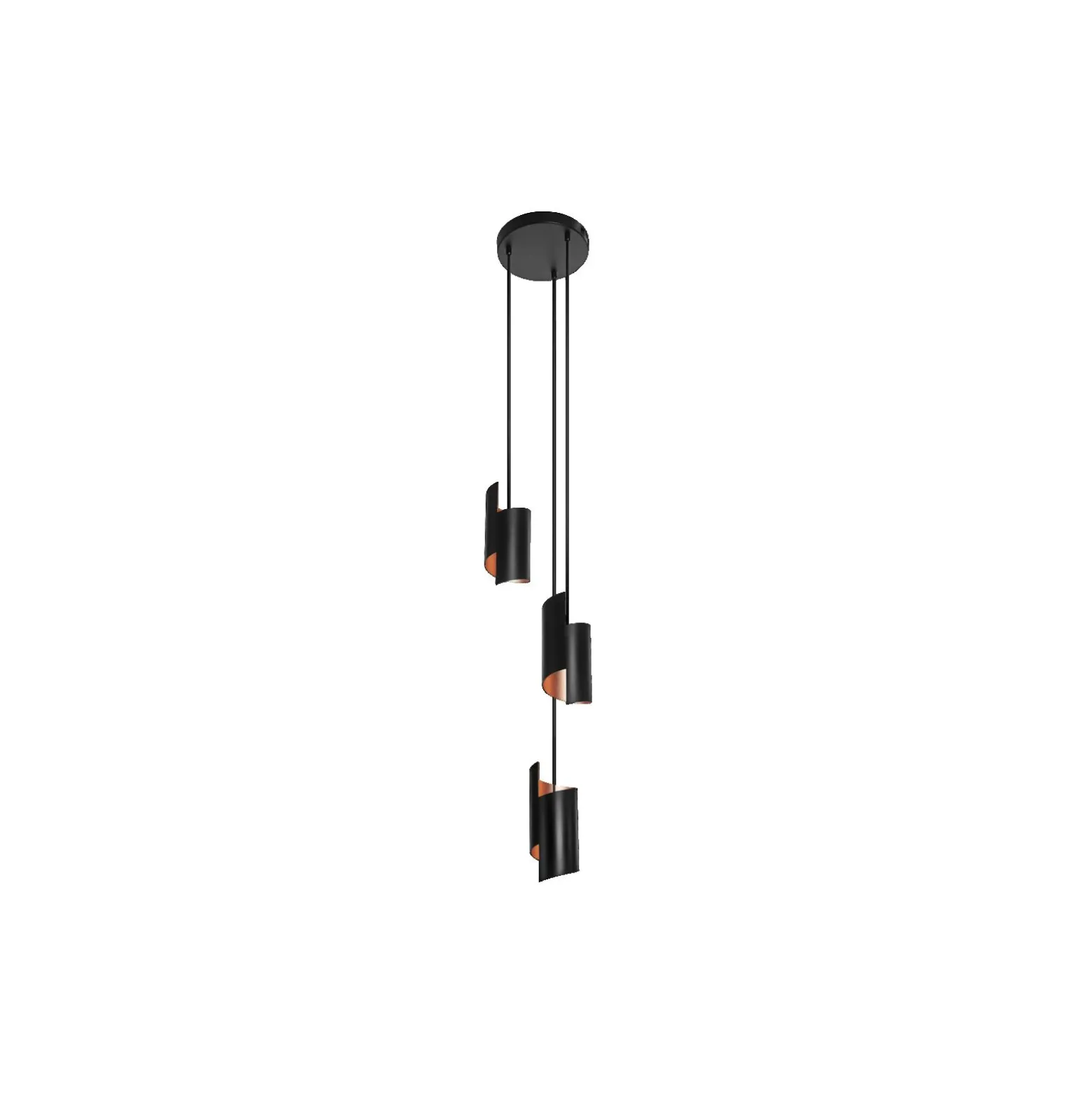 Ledvance LED Pendellampa Twist Svart 24W 1200lm - 830-865 Justerbar Vit | Dimbar