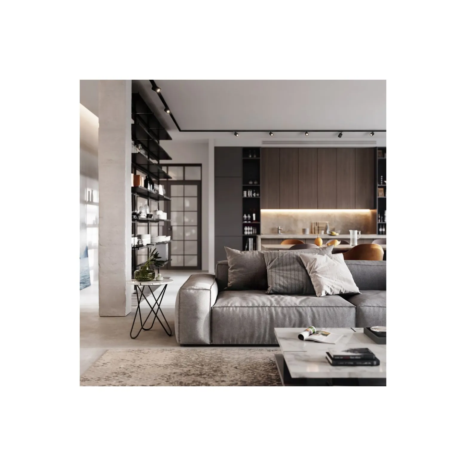 Ledvance LED Pendellampa Twist Svart 24W 1200lm - 830-865 Justerbar Vit | Dimbar