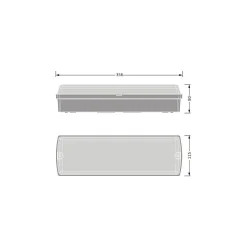 Ledvance LED Plafond Compact Vit 11W 840lm - 830-840 CCT | IP65 - 3 Timmar Nödbelysning - Rörelsesensor, Ljussensor