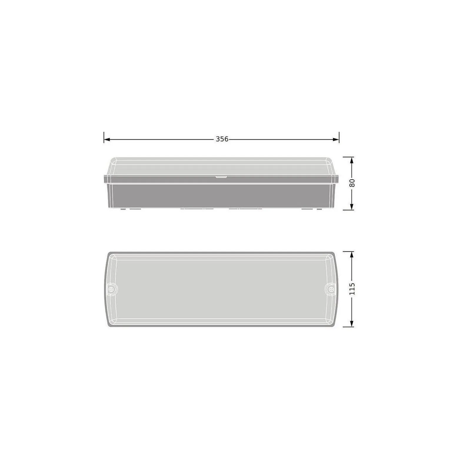 Ledvance LED Plafond Compact Svart 11W 840lm - 830-840 CCT | IP65 - 3 Timmar Nödbelysning - Rörelsesensor, Ljussensor