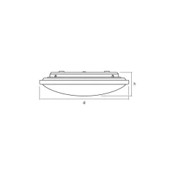Ledvance LED Plafond Orbis Vit 25W 1800lm - 827-865 CCT | 410mm - IP20