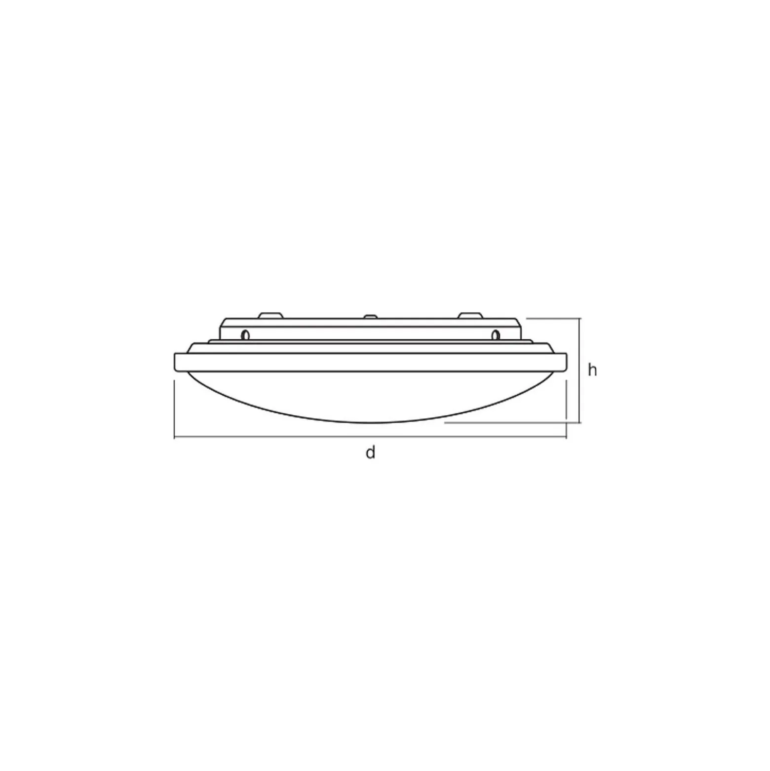 Ledvance LED Plafond Orbis Vit 25W 1800lm - 827-865 CCT | 410mm - IP20