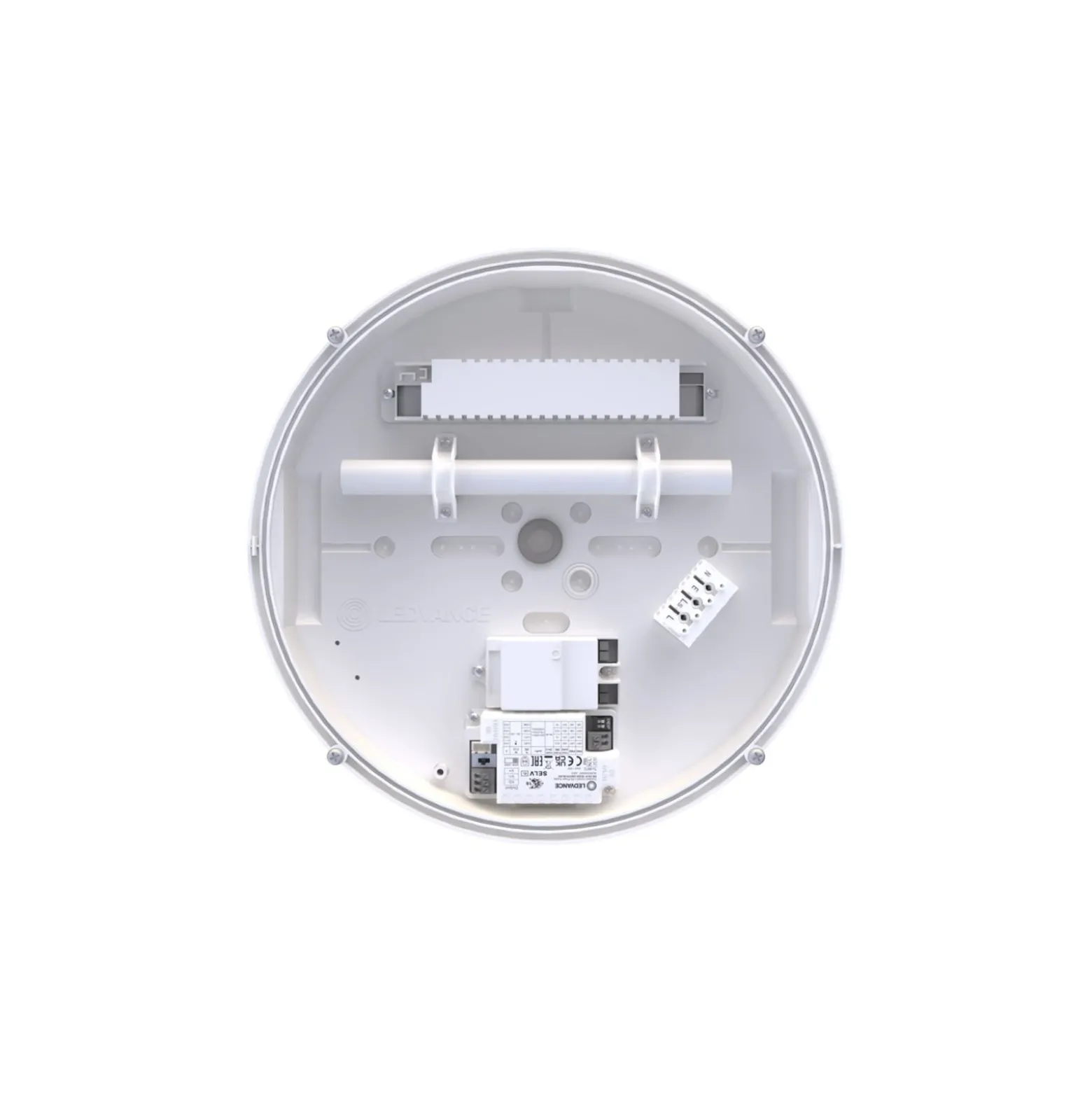 Ledvance LED Plafond Runda Vit 12.5-19.5W 1360-2230lm - 830-840 CCT | 312mm - IP65 - 3H Nöd
