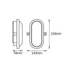 Ledvance LED Plafond Vit 11W - 840