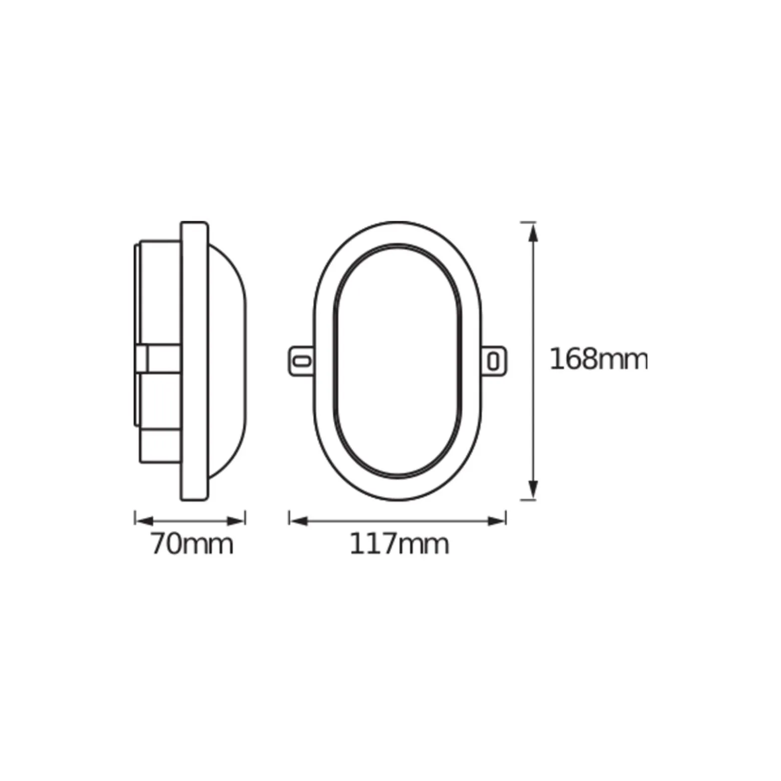 Ledvance LED Plafond Vit 6W - 840