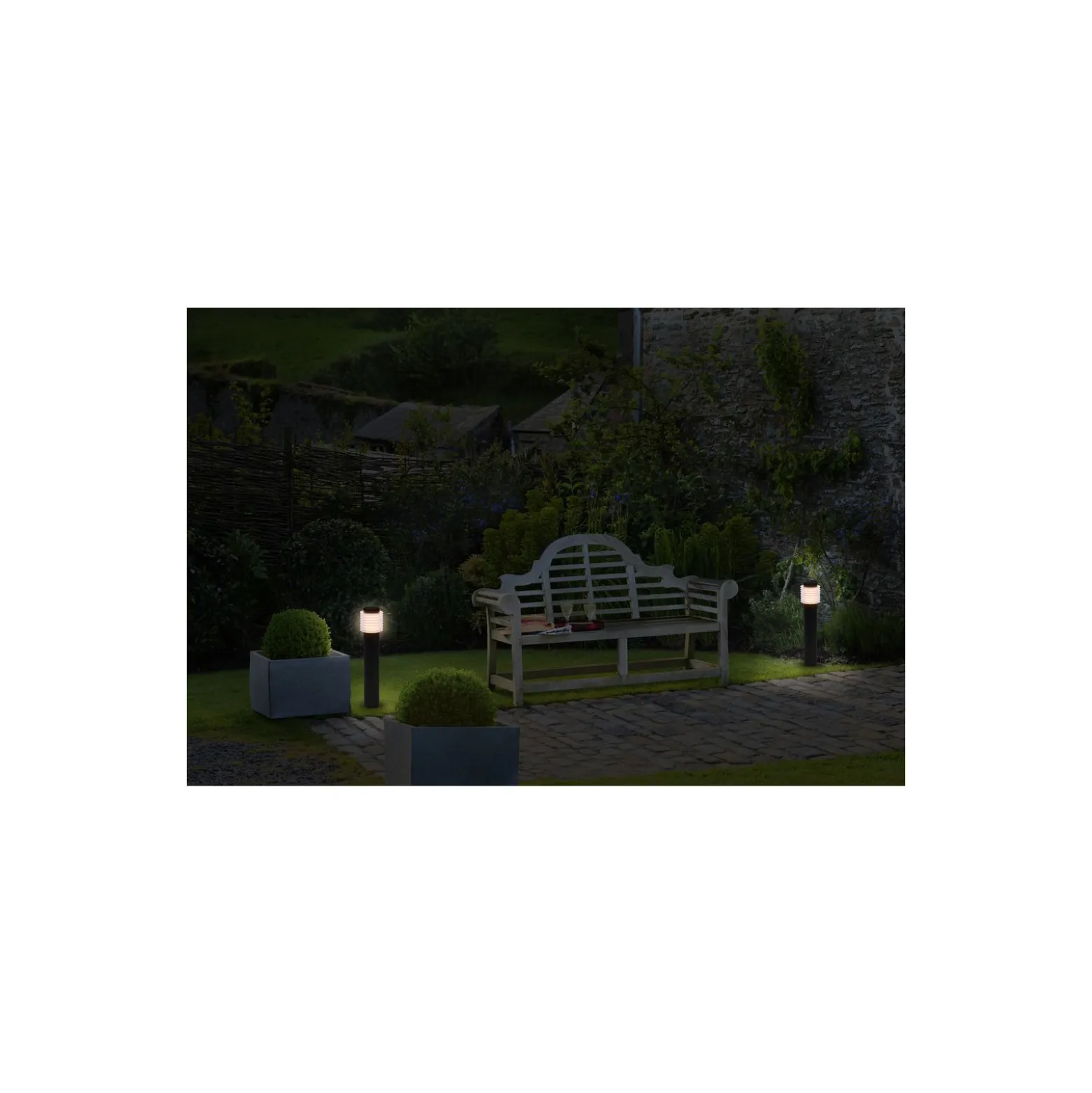 Ledvance LED Pollare Rondo Grå 4W 250lm - 830 Varm Vit | 50cm - IP44