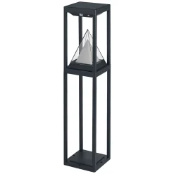 Ledvance LED Pollare Solar Alps Pathway Flerfärgad Svart 6W 400lm - 830 Varm Vit | 70cm - IP44 - RGBW