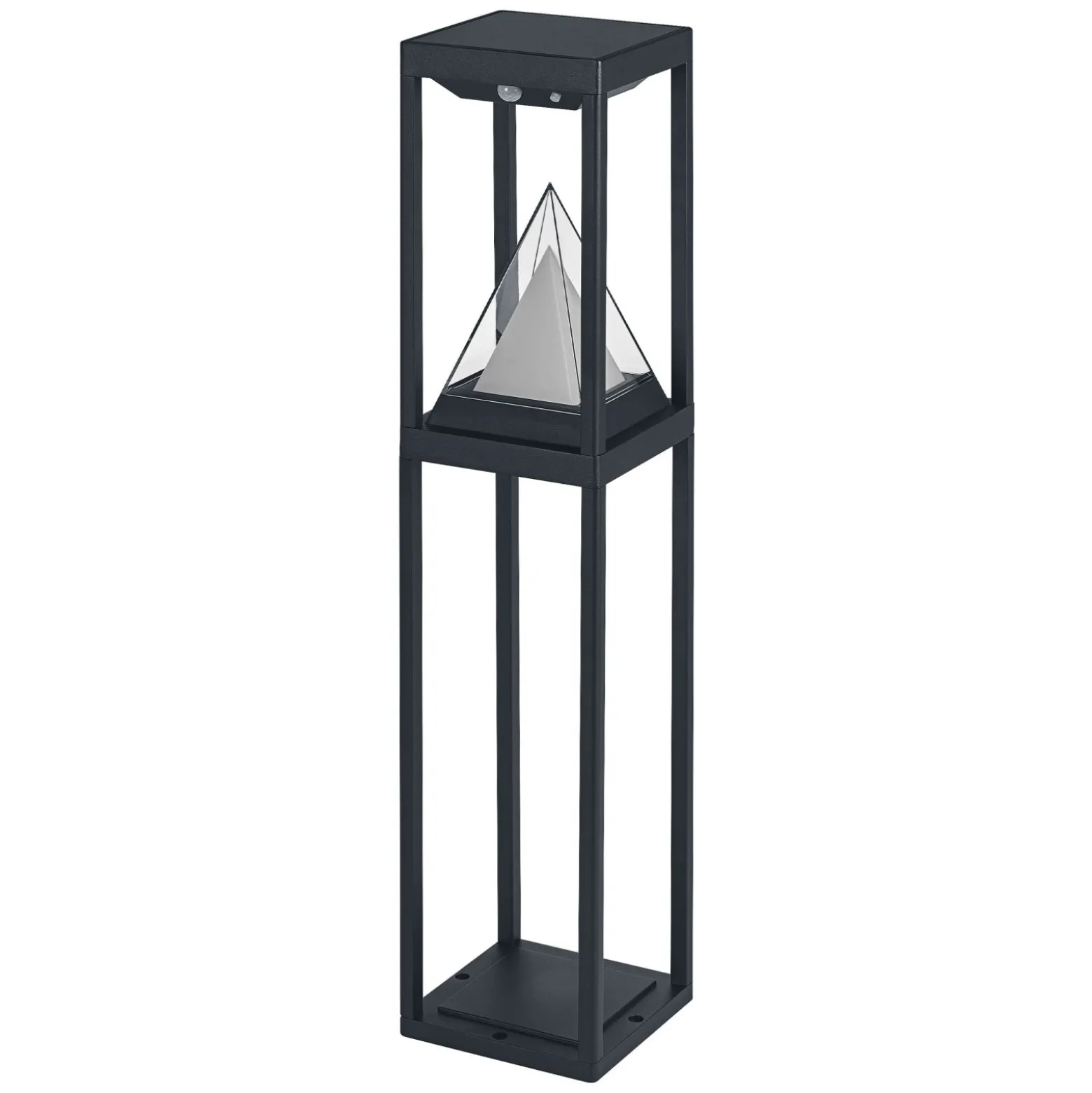 Ledvance LED Pollare Solar Alps Pathway Flerfärgad Svart 6W 400lm - 830 Varm Vit | 70cm - IP44 - RGBW