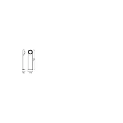 Ledvance LED Pollare Swing Svart 6W 350lm - 830-865 Justerbar Vit | 70cm - IP44 - RGBW