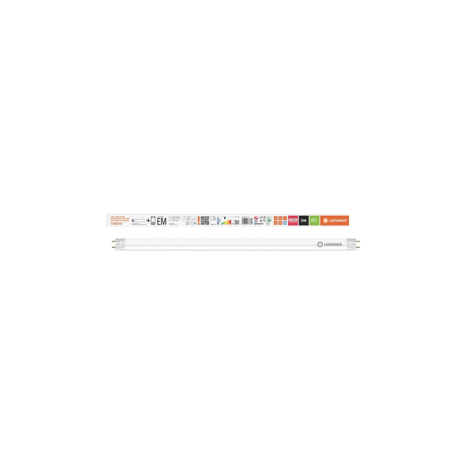 Ledvance LED Rör T8 Connected (EM/Mains) Output 6.8W 1100lm - 865 Dagsljus | 60cm - Zigbee Dimbar - Ersättare 18W