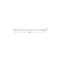 Ledvance LED Rör T8 (EM/Mains) Connected High Output 7.5W 1000lm - 830 Varm Vit | 60cm - Ersättare 18W