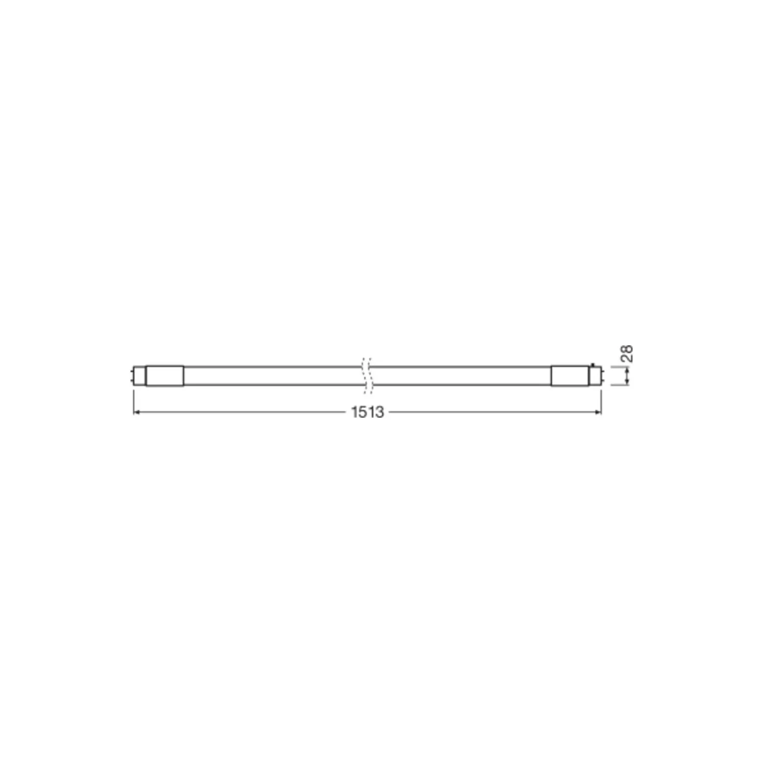 Ledvance LED Rör T8 Performance (EM/Mains) Ultra Output 24W 3600lm - 865 Dagsljus | 150cm - Ersättare 58W